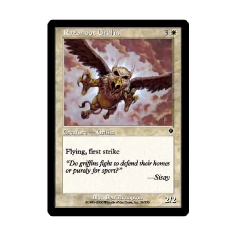 CCG Остроногий грифон (К), MTG - Invasion
CCG Остроногий грифон (К), MTG - Invasion