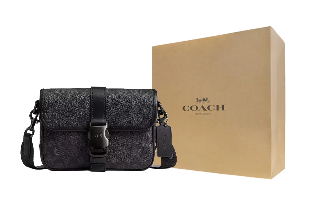 Coach Сумка через плечо League из холста с покрытием, маленькая мужская, черная
Coach Сумка через плечо League из холста с покрытием, маленькая мужская, черная