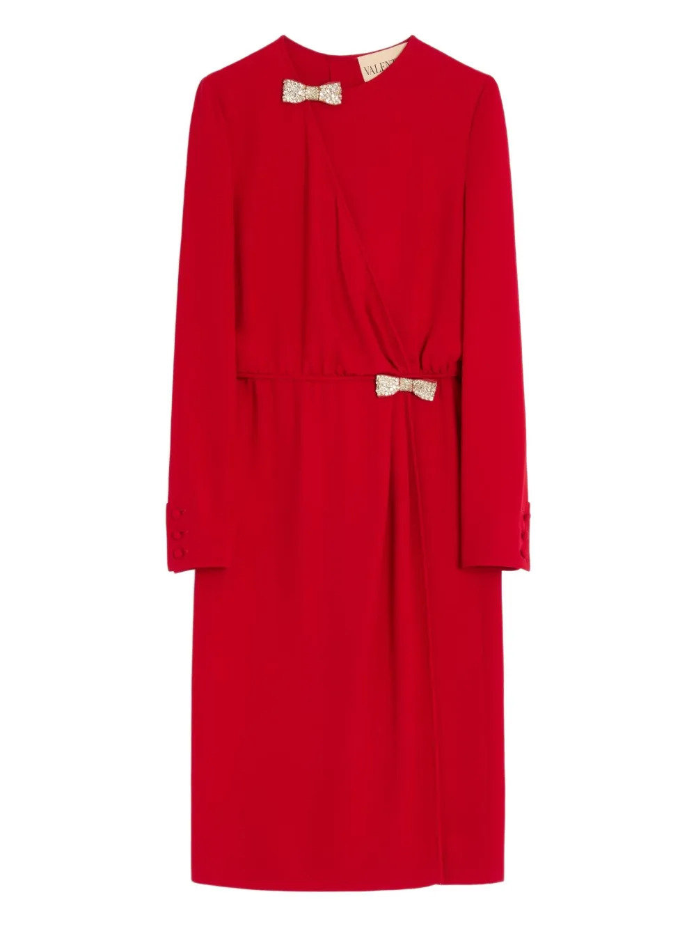 Платье миди с бантами Valentino Garavani, красный
Платье миди с бантами Valentino Garavani, красный