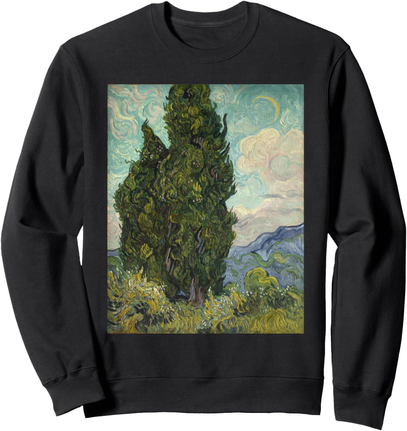 Толстовка с изображением кипариса Винсента Ван Гога Famous Painting Starry Night By Vincent Van Gogh, черный
Толстовка с изображением кипариса Винсента Ван Гога Famous Painting Starry Night By Vincent Van Gogh, черный