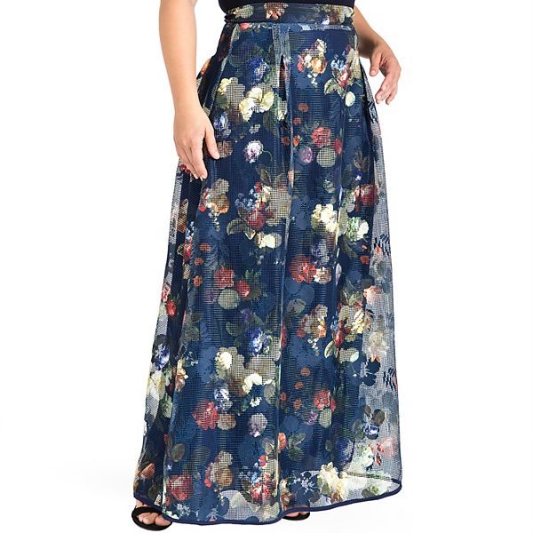 Плюс сайз женская флоральная макси-юбка а-силуэта Miss Halladay
Плюс сайз женская флоральная макси-юбка а-силуэта Miss Halladay