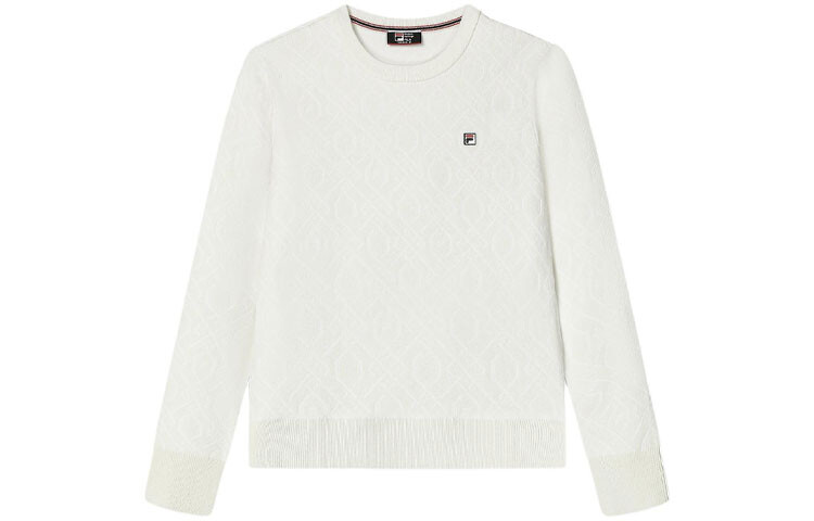 Свитер женский паровой белый Fila 
Свитер женский паровой белый Fila