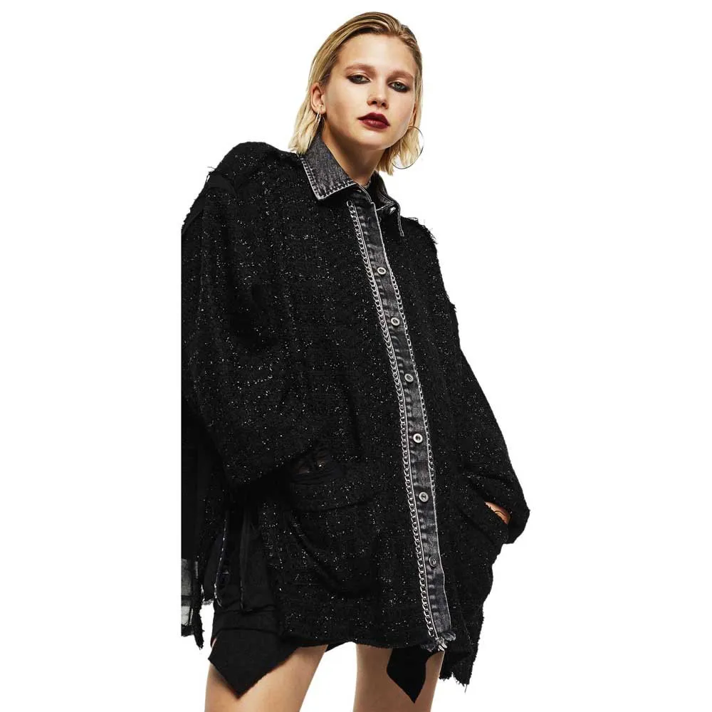 Рубашка с длинным рукавом Diesel Tamu, черный 
Рубашка с длинным рукавом Diesel Tamu, черный