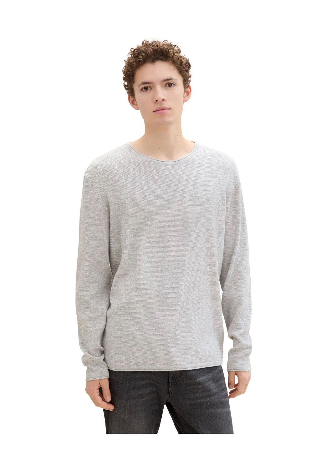 Хлопковый свитер для мужчин DENIM TOM TAILOR, цвет 15398 Light Stone 
Хлопковый свитер для мужчин DENIM TOM TAILOR, цвет 15398 Light Stone