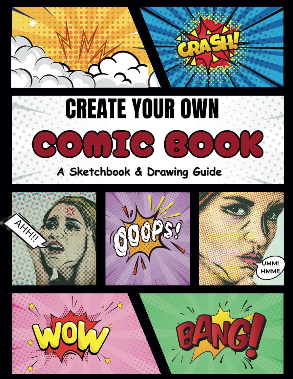 Create Your Own Comic Book: Blank Comic Book. Draw Your Own Comics And Create The Best Stories. Templates for Comics.100 Pages Large (Independently published)
Create Your Own Comic Book: Blank Comic Book. Draw Your Own Comics And Create The Best Stories. Templates for Comics.100 Pages Large (Independently published)