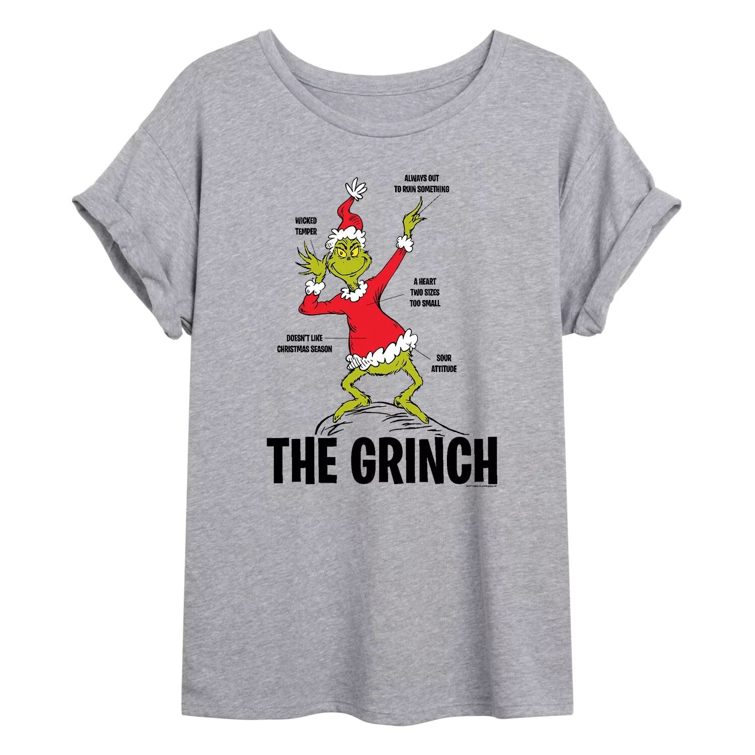 Размерная футболка с рисунком Dr. Seuss The Grinch для юниоров Licensed Character
Размерная футболка с рисунком Dr. Seuss The Grinch для юниоров Licensed Character