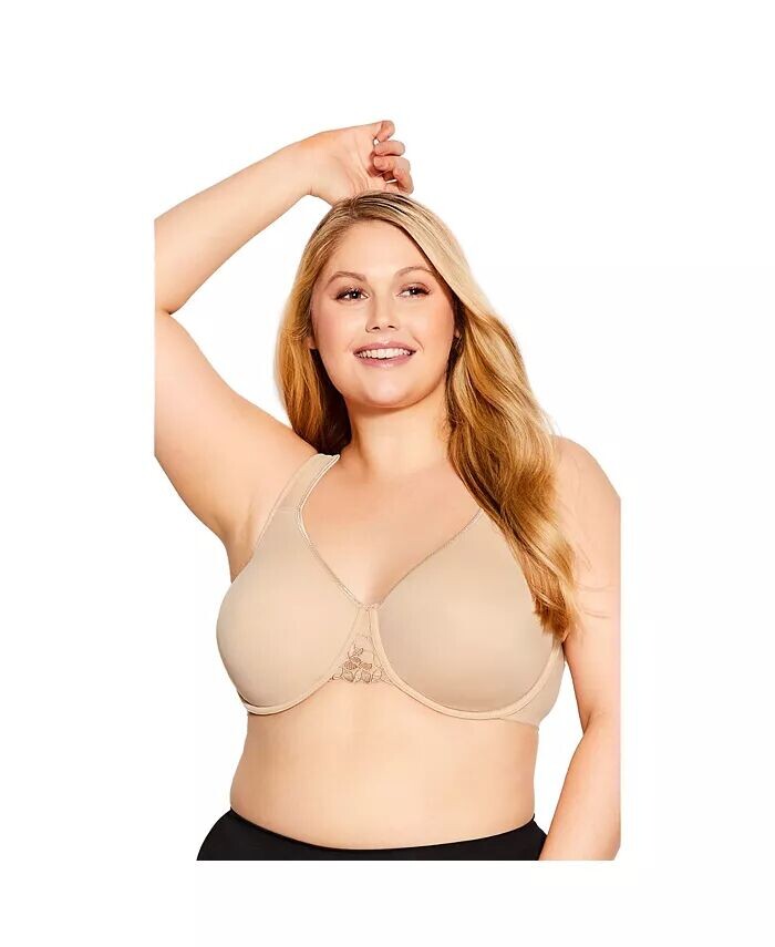 Гладкий бюстгальтер больших размеров Caress AVENUE, бежевый
Гладкий бюстгальтер больших размеров Caress AVENUE, бежевый