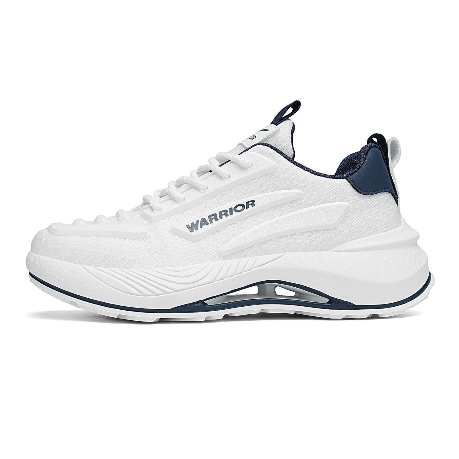 WARRIOR Амортизирующие дышащие низкие кроссовки для бега с эффектом увеличения роста мужские белый/угольный черный (верх из кожи), цвет White/Charcoal Black (Leather Upper)
WARRIOR Амортизирующие дышащие низкие кроссовки для бега с эффектом увеличения роста мужские белый/угольный черный (верх из кожи), цвет White/Charcoal Black (Leather Upper)