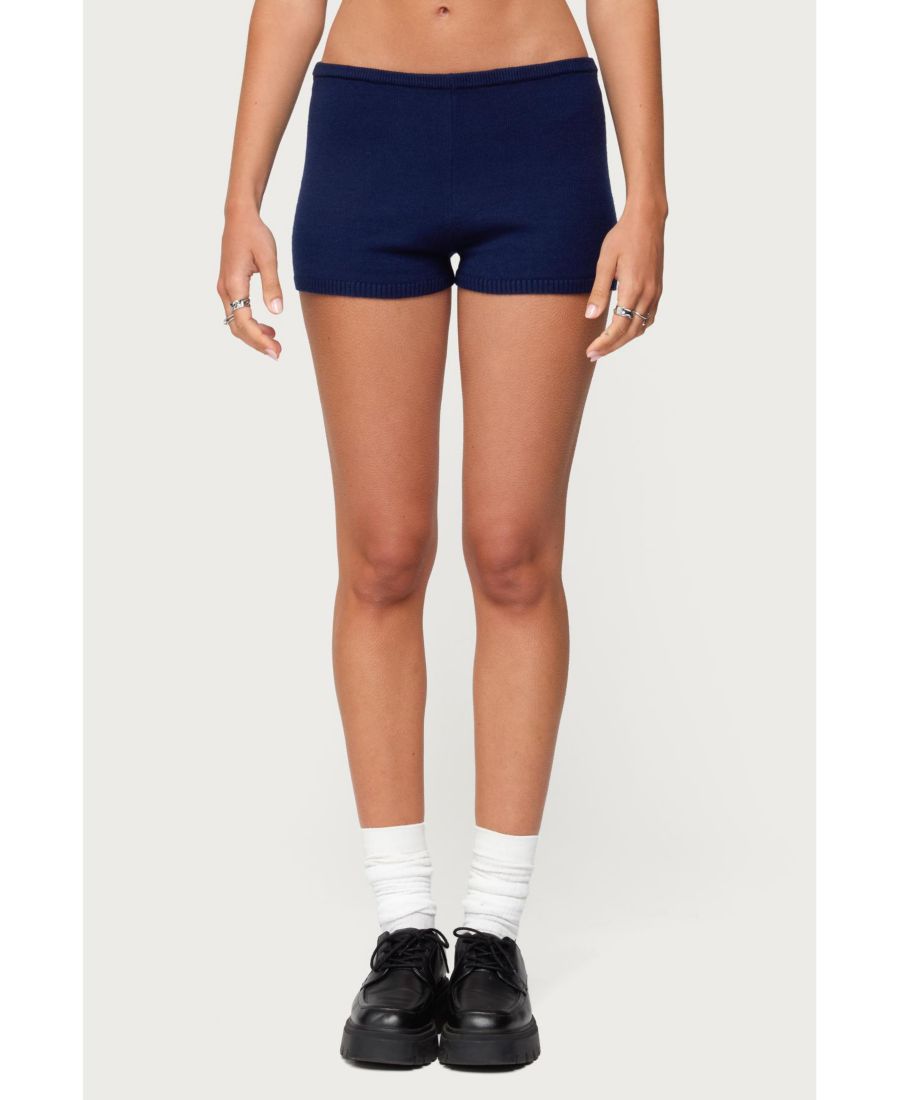 Женские вязаные шорты Арианна Edikted, Navy
Женские вязаные шорты Арианна Edikted, Navy