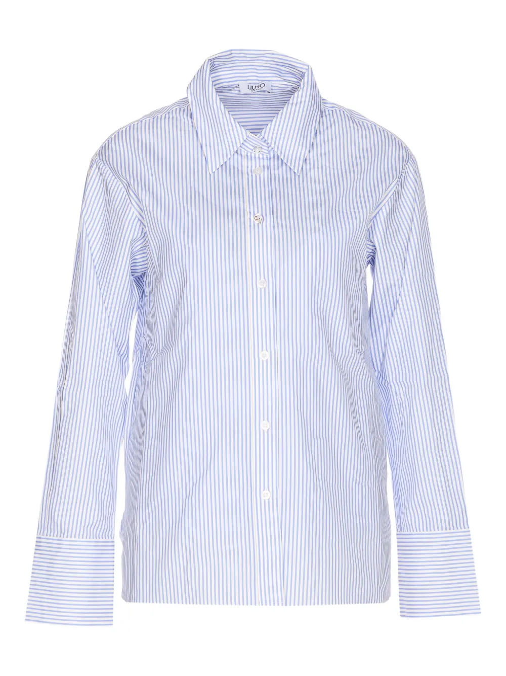 Полосатая рубашка на пуговицах LIU JO, синий
Полосатая рубашка на пуговицах LIU JO, синий