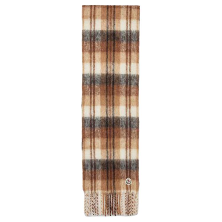 Клетчатый шарф Moncler, Коричневый, Клетчатый шарф Moncler
Клетчатый шарф Moncler, Коричневый, Клетчатый шарф Moncler