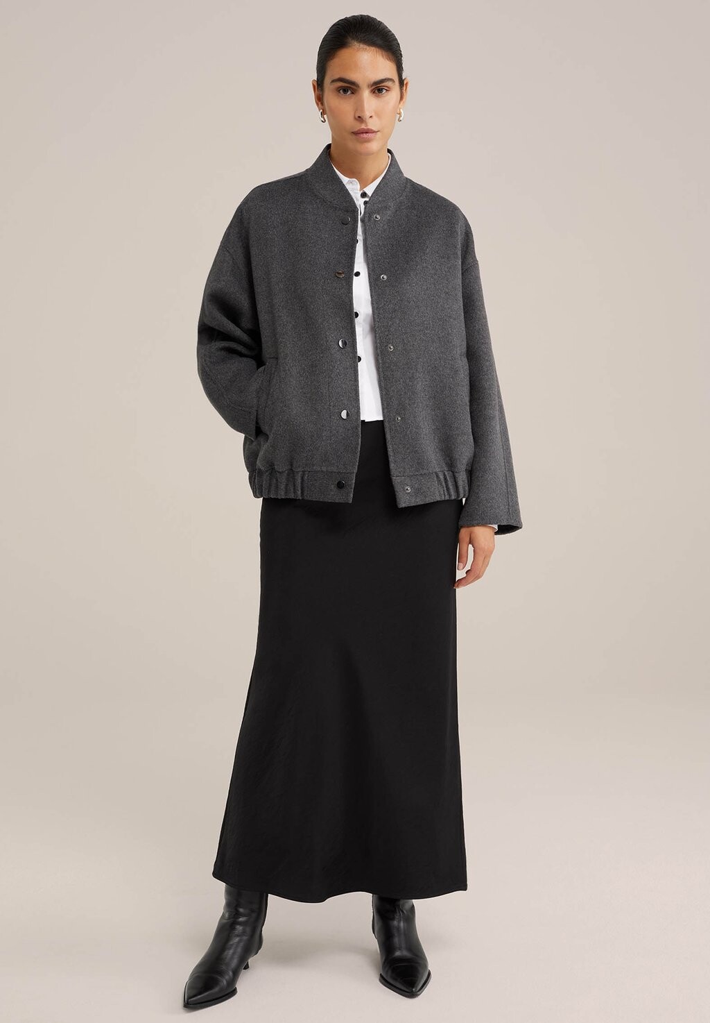 Куртка-бомбер WE STUDIO WE Fashion, серый 
Куртка-бомбер WE STUDIO WE Fashion, серый