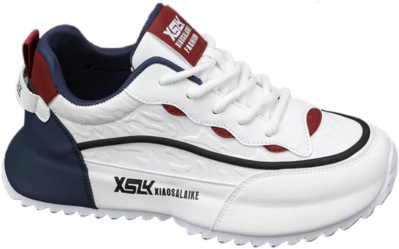 Мужские модные спортивные кроссовки - на шнуровке, с толстой подошвой и округлым носком - резиновая подошва - удобные и легкие - подходят для всех сезонов Spkfhd, синий
Мужские модные спортивные кроссовки - на шнуровке, с толстой подошвой и округлым носком - резиновая подошва - удобные и легкие - подходят для всех сезонов Spkfhd, синий