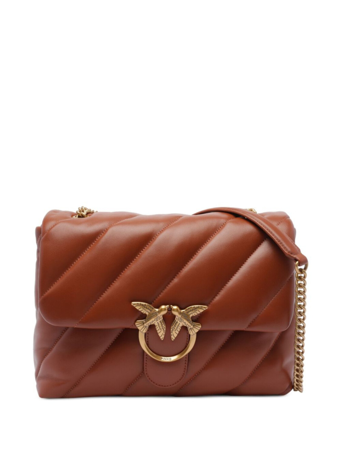 PINKO сумка на плечо Big Love Puff, коричневый
PINKO сумка на плечо Big Love Puff, коричневый