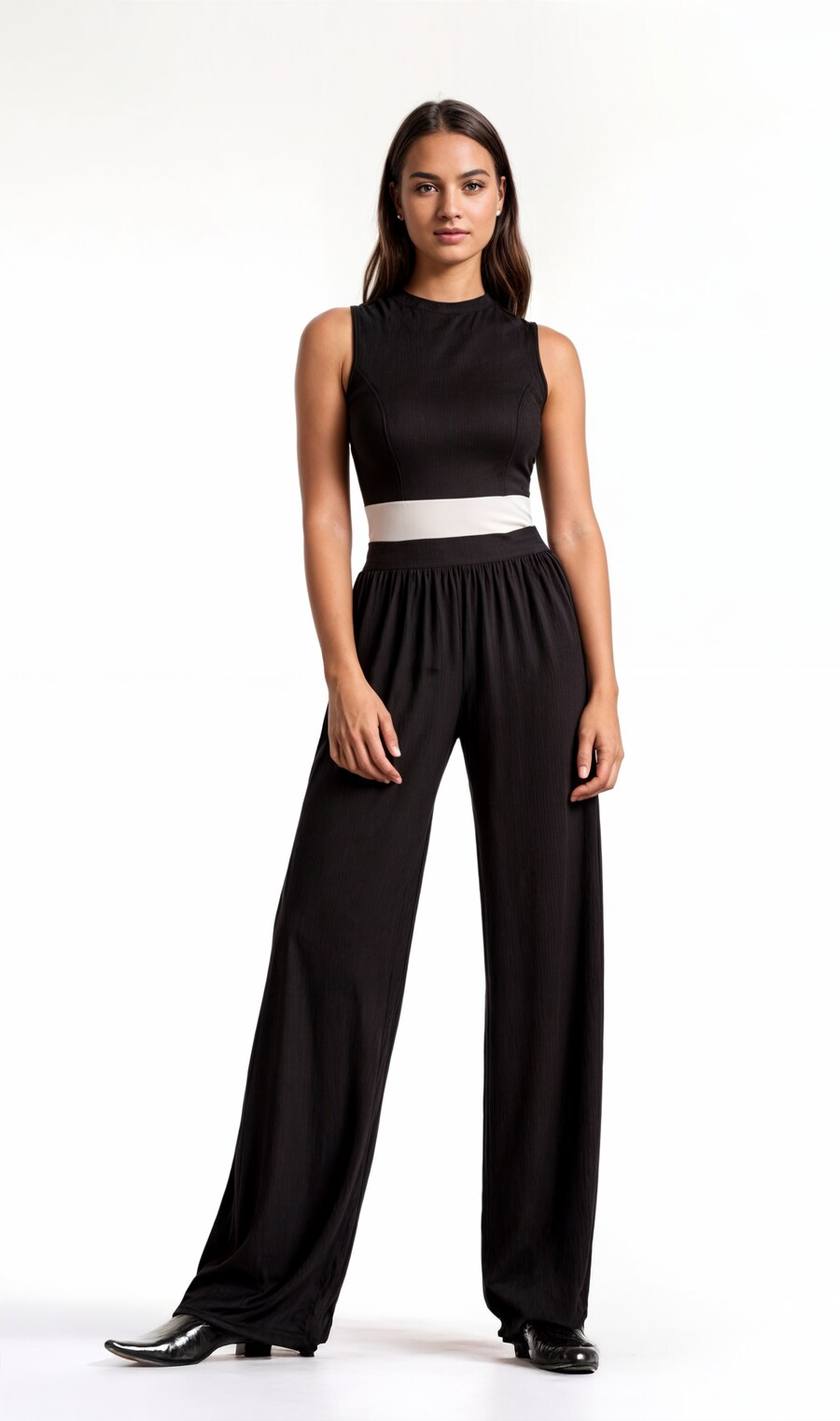 Широкие брюки MELROSE, Black
Широкие брюки MELROSE, Black