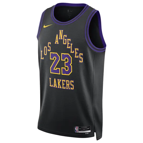 Майка Nike Dri-FIT NBA Swingman Jersey 2023/24 City Edition 'Los Angeles Lakers Lebron James', черный
Майка Nike Dri-FIT NBA Swingman Jersey 2023/24 City Edition 'Los Angeles Lakers Lebron James', черный