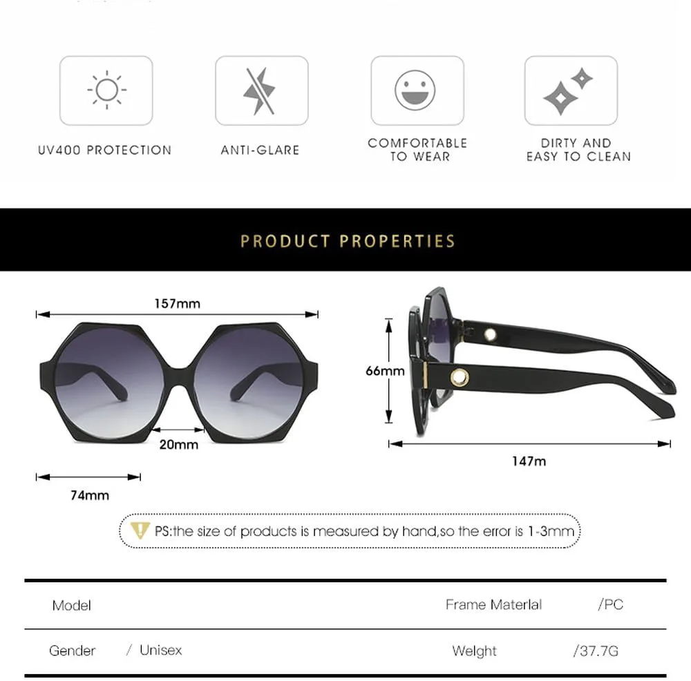 Модные зеленые солнцезащитные очки в шестиугольной оправе для женщин с заклепками, мужские солнцезащитные очки, женские солнцезащитные очки UV400 TKKTLLT, C2
Модные зеленые солнцезащитные очки в шестиугольной оправе для женщин с заклепками, мужские солнцезащитные очки, женские солнцезащитные очки UV400 TKKTLLT, C2