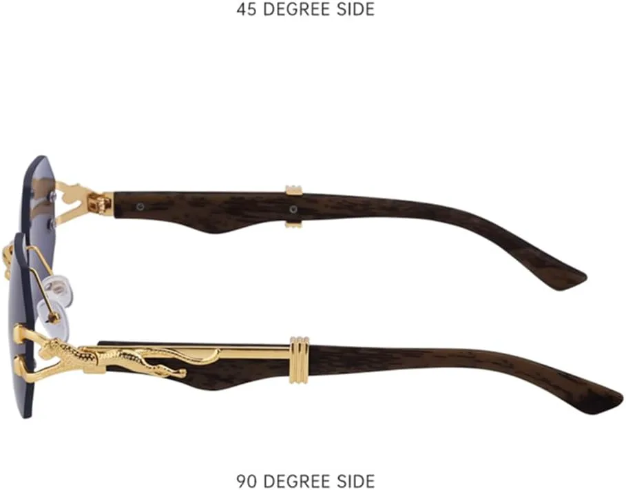 Мужские солнцезащитные очки в маленькой восьмиугольной оправе без оправы, винтажные солнцезащитные очки с леопардовым принтом, защита от УФ-излучения UV400 VFDHN, 3
Мужские солнцезащитные очки в маленькой восьмиугольной оправе без оправы, винтажные солнцезащитные очки с леопардовым принтом, защита от УФ-излучения UV400 VFDHN, 3