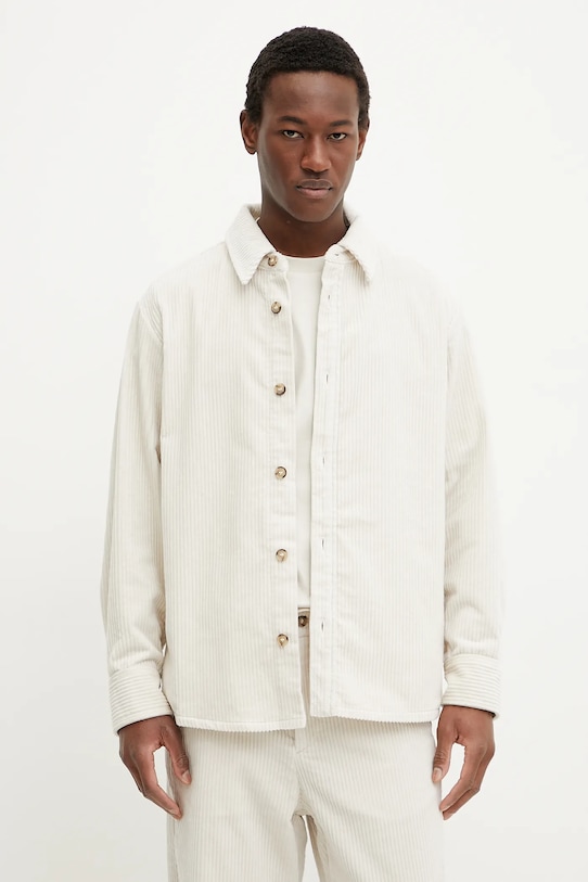 Рубашка из вельвета сорочечного кроя boris A.P.C., бежевый
Рубашка из вельвета сорочечного кроя boris A.P.C., бежевый