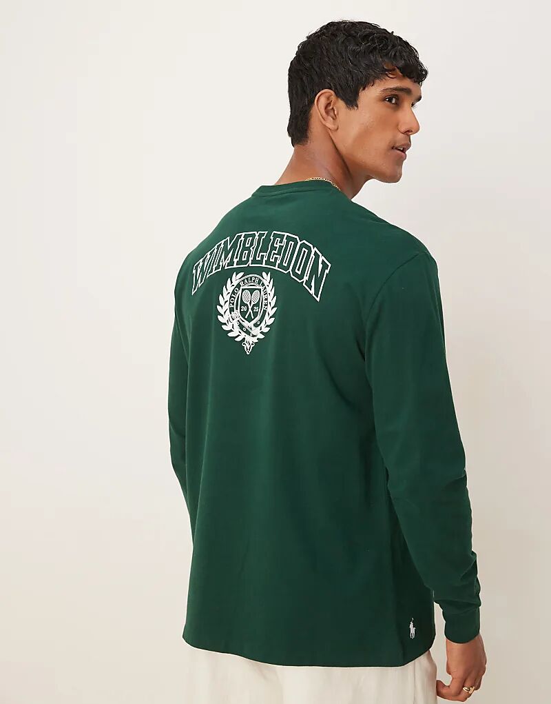 Футболка с длинным рукавом и логотипом Polo Ralph Lauren Wimbledon Capsule, темно-зеленого цвета
Футболка с длинным рукавом и логотипом Polo Ralph Lauren Wimbledon Capsule, темно-зеленого цвета