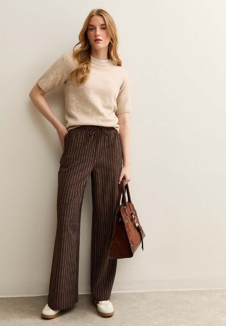Брюки New Look PINSTRIPE WIDE, Brown Pattern/Brown
Брюки New Look PINSTRIPE WIDE, Brown Pattern/Brown