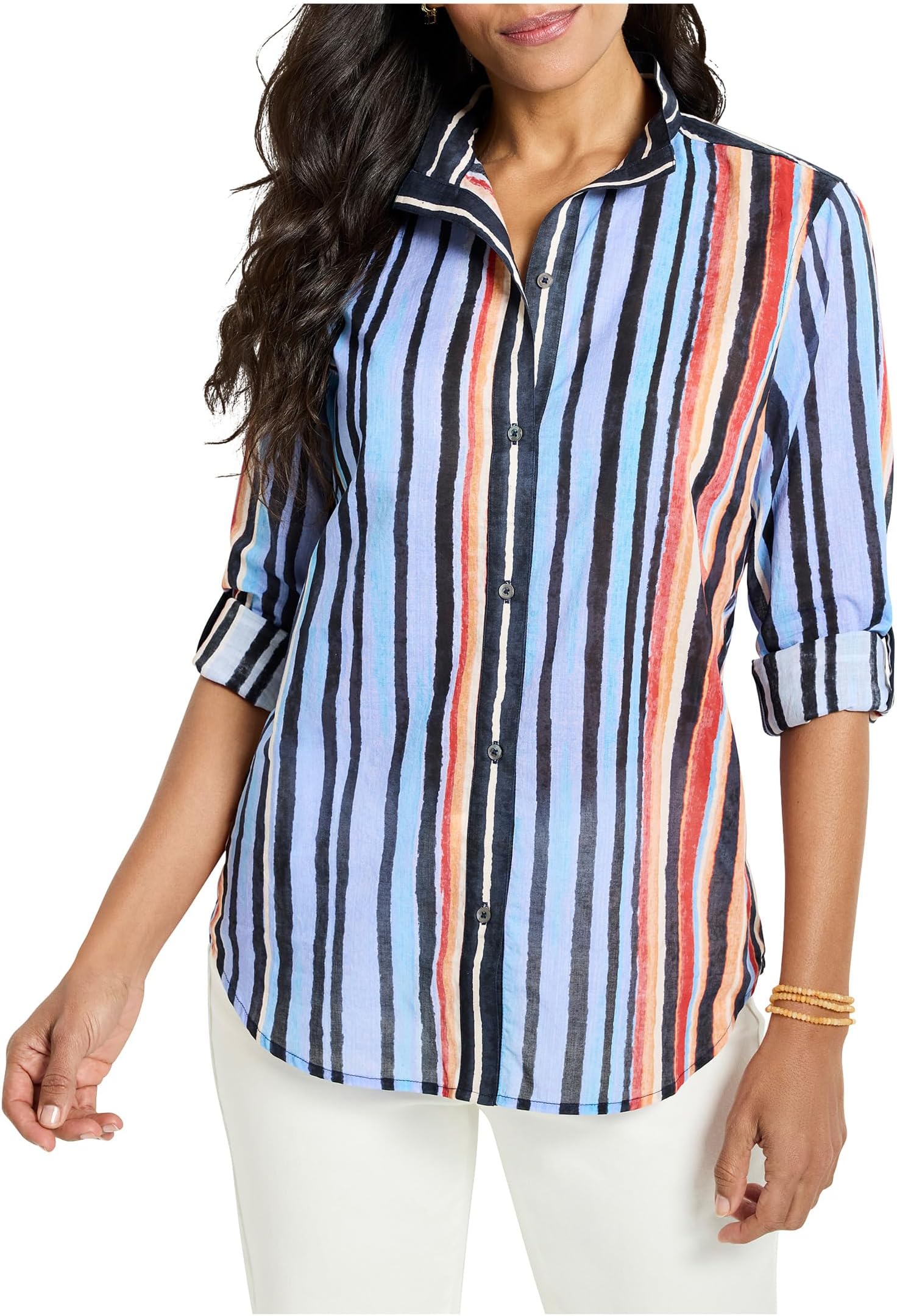 Рубашка NIC+ZOE Painted Peninsula Cotton Shirt, цвет Blue Multi
Рубашка NIC+ZOE Painted Peninsula Cotton Shirt, цвет Blue Multi