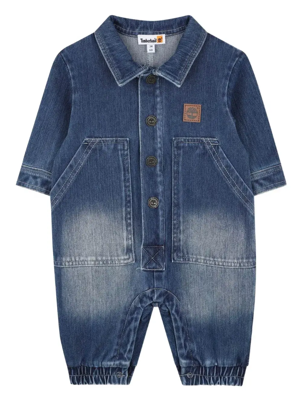 Джинсовый комбинезон с накладными карманами Timberland Kids, синий
Джинсовый комбинезон с накладными карманами Timberland Kids, синий