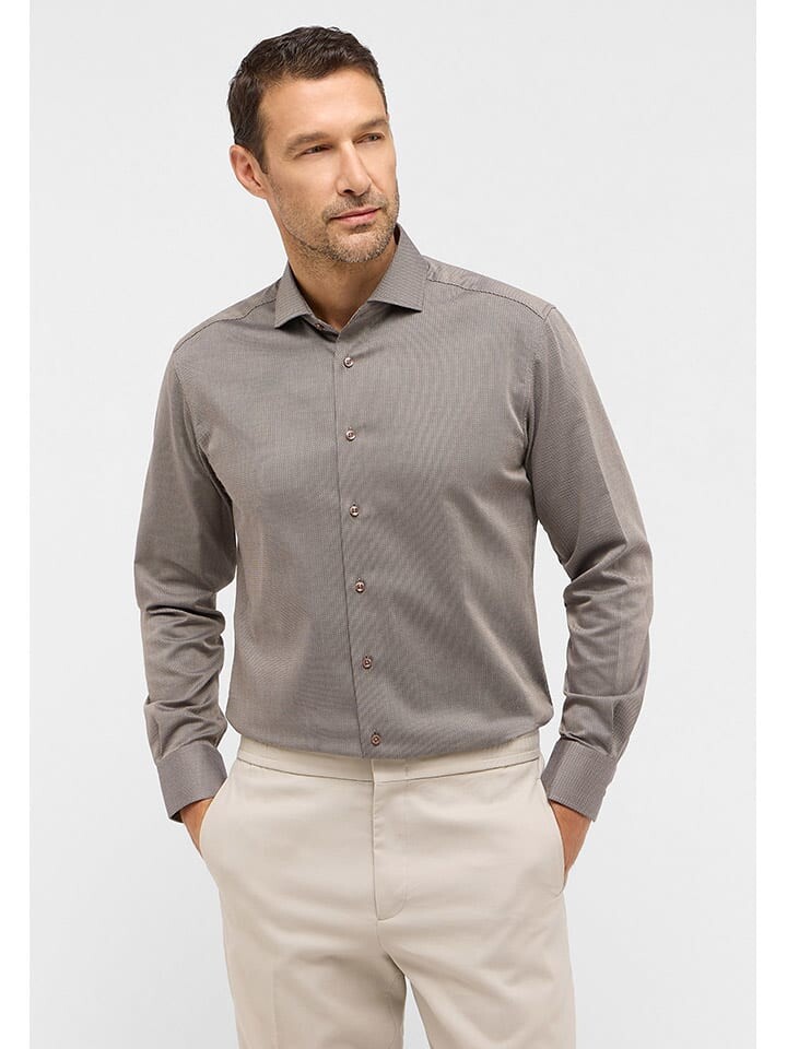 Рубашка Eterna Hemd, коричневый
Рубашка Eterna Hemd, коричневый