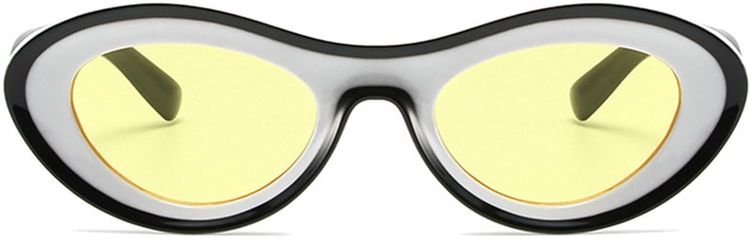 Овальные солнцезащитные очки для женщин 2024 года, стильные, разноцветные, для активного отдыха, модные для мужчин, дизайнерские, с защитой от УФ-излучения, для пляжных вечеринок mincl, White Yellow
Овальные солнцезащитные очки для женщин 2024 года, стильные, разноцветные, для активного отдыха, модные для мужчин, дизайнерские, с защитой от УФ-излучения, для пляжных вечеринок mincl, White Yellow