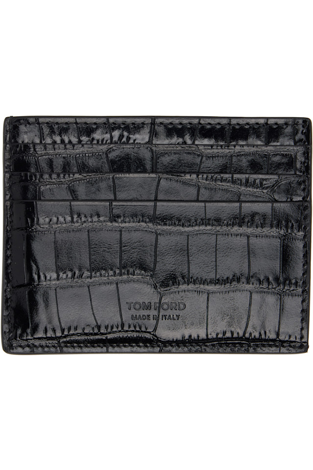 Экзотический держатель для карточек с номерами Tom Ford, черный
Экзотический держатель для карточек с номерами Tom Ford, черный