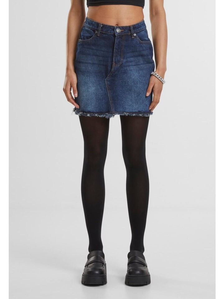 Юбка длиной до колена Urban Classics, цвет new dark blue washed 
Юбка длиной до колена Urban Classics, цвет new dark blue washed