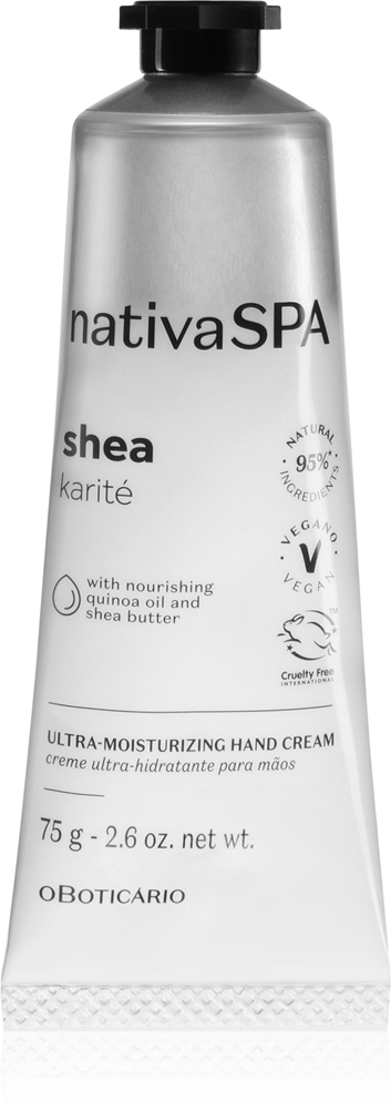Крем для рук Nativa Spa с маслом ши Oboticário, 75 гр
Крем для рук Nativa Spa с маслом ши Oboticário, 75 гр