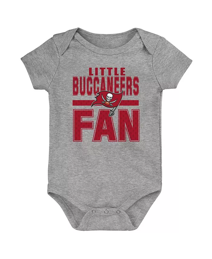 Боди для новорожденных и малышей унисекс серый меланж Tampa Bay Buccaneers Little Fan Outerstuff
Боди для новорожденных и малышей унисекс серый меланж Tampa Bay Buccaneers Little Fan Outerstuff
