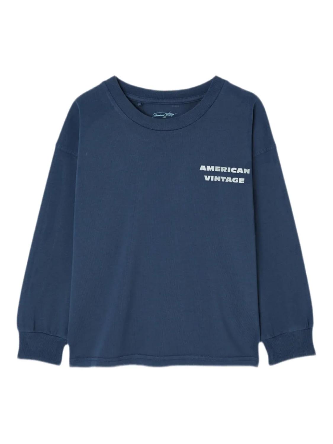 Толстовка с логотипом American Vintage Kids, синий
Толстовка с логотипом American Vintage Kids, синий