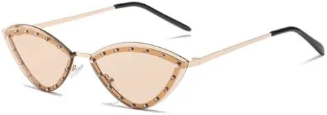 Солнцезащитные очки 2027 года, без оправы из сплава, с блестящими кристаллами, женские, уникальные, элегантные, зеленые, со стразами MTZJH, Gold Champagne
Солнцезащитные очки 2027 года, без оправы из сплава, с блестящими кристаллами, женские, уникальные, элегантные, зеленые, со стразами MTZJH, Gold Champagne