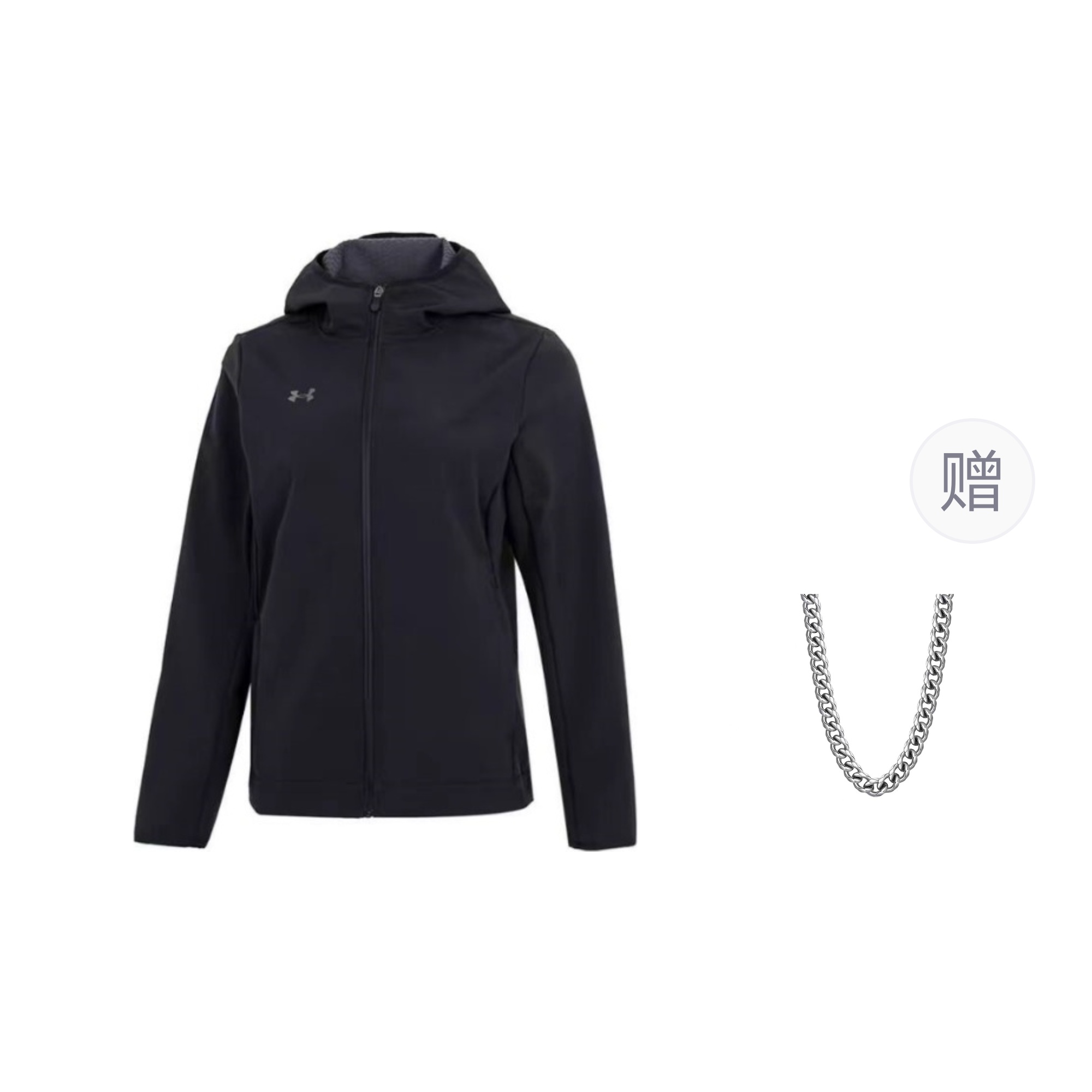 Under Armour Куртка женская черная, Black+Comes with Necklace
Under Armour Куртка женская черная, Black+Comes with Necklace