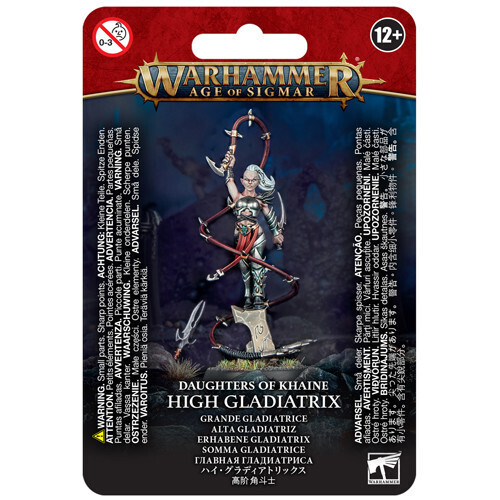 Миниатюра Games Workshop Warhammer Age of Sigmar: Daughters of Khaine - High Gladiatrix
Миниатюра Games Workshop Warhammer Age of Sigmar: Daughters of Khaine - High Gladiatrix