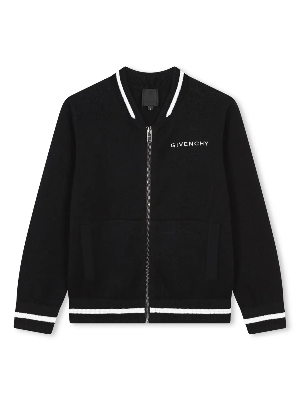 Кардиган на молнии с логотипом 4G Givenchy Kids, черный
Кардиган на молнии с логотипом 4G Givenchy Kids, черный