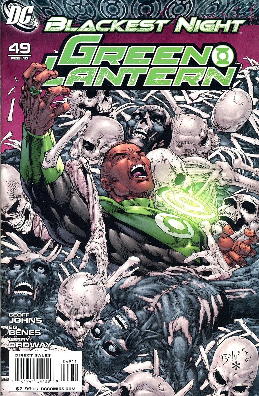 Green Lantern, Blackest Night, No. 48 (DC Comics)
Green Lantern, Blackest Night, No. 48 (DC Comics)