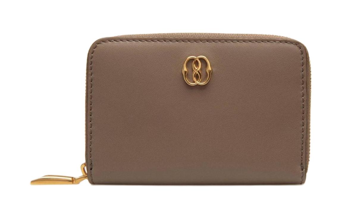 Кожаный кошелек для монет и карт с эмблемой, женский бежевый BALLY
Кожаный кошелек для монет и карт с эмблемой, женский бежевый BALLY