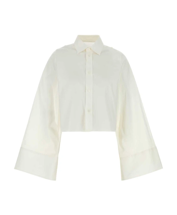 Белая поплиновая рубашка в классическом стиле Mm6 Maison Margiela, белый
Белая поплиновая рубашка в классическом стиле Mm6 Maison Margiela, белый