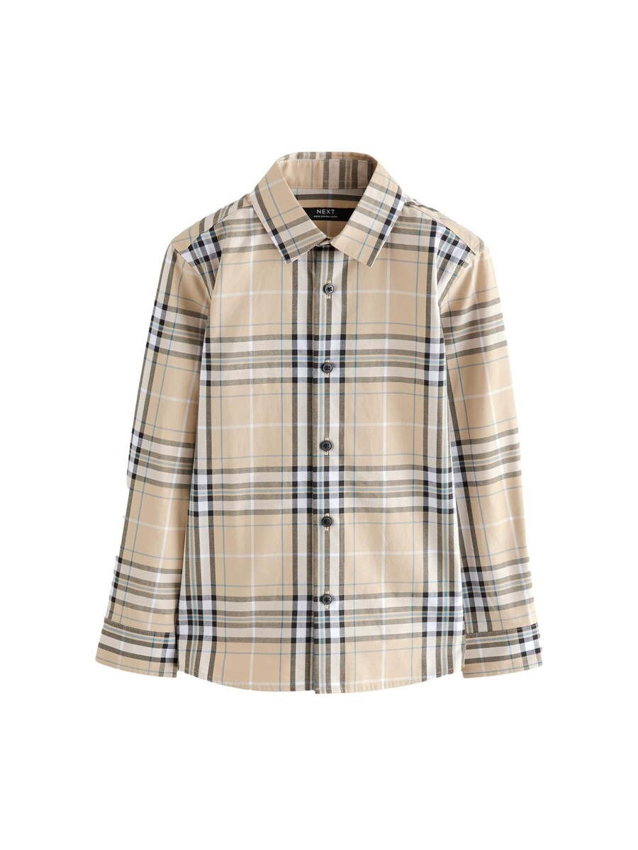 Рубашка обычного кроя на пуговицах Next, бежевый
Рубашка обычного кроя на пуговицах Next, бежевый