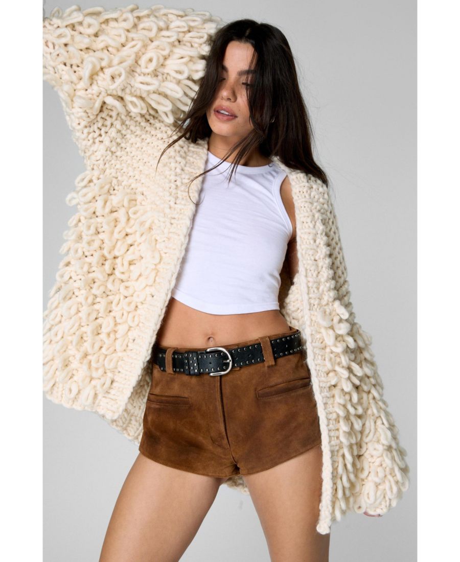 Женский кардиган с экстремально закрученным узором Nasty Gal, Cream
Женский кардиган с экстремально закрученным узором Nasty Gal, Cream