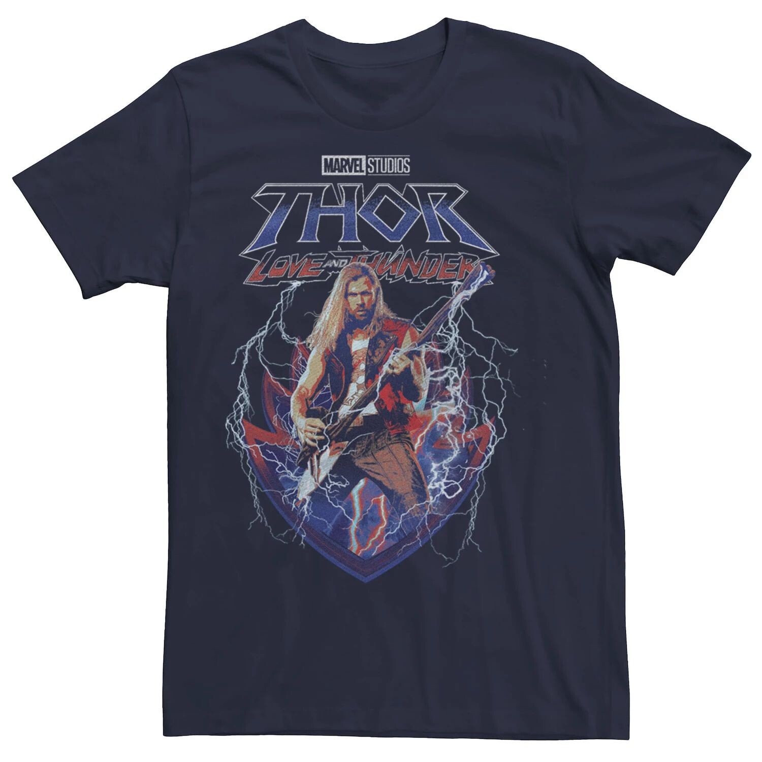 Мужская футболка Marvel Thor Love And Thunder с эффектом потертости Rock Thor Licensed Character
Мужская футболка Marvel Thor Love And Thunder с эффектом потертости Rock Thor Licensed Character