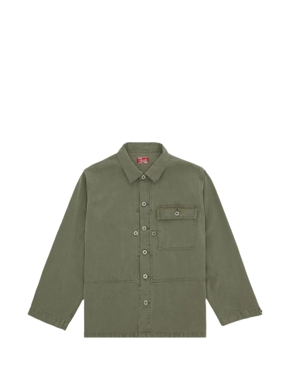 Рубашка в елочку с накладным карманом Fortela, зеленый
Рубашка в елочку с накладным карманом Fortela, зеленый