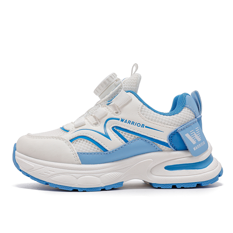 Детские повседневные кроссовки серии Cloud Sail с противоскользящей подошвой, легкой амортизацией и защитой от ударов WARRIOR, белый/синий
Детские повседневные кроссовки серии Cloud Sail с противоскользящей подошвой, легкой амортизацией и защитой от ударов WARRIOR, белый/синий