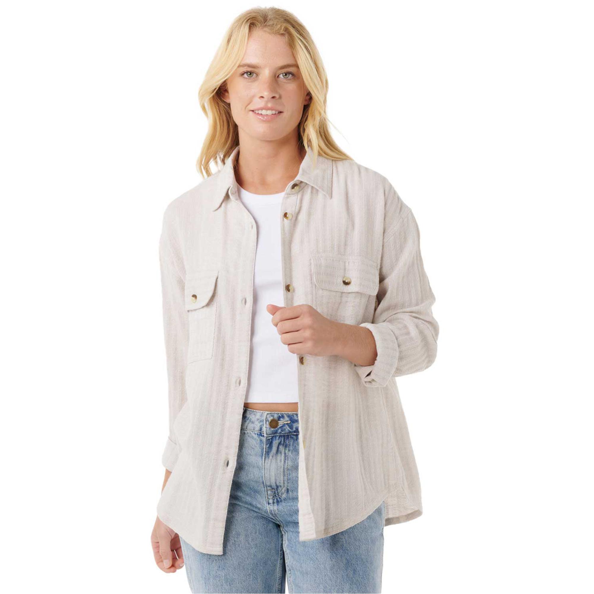 Женская текстурированная куртка Oceanic Rip Curl, Moonbeam
Женская текстурированная куртка Oceanic Rip Curl, Moonbeam