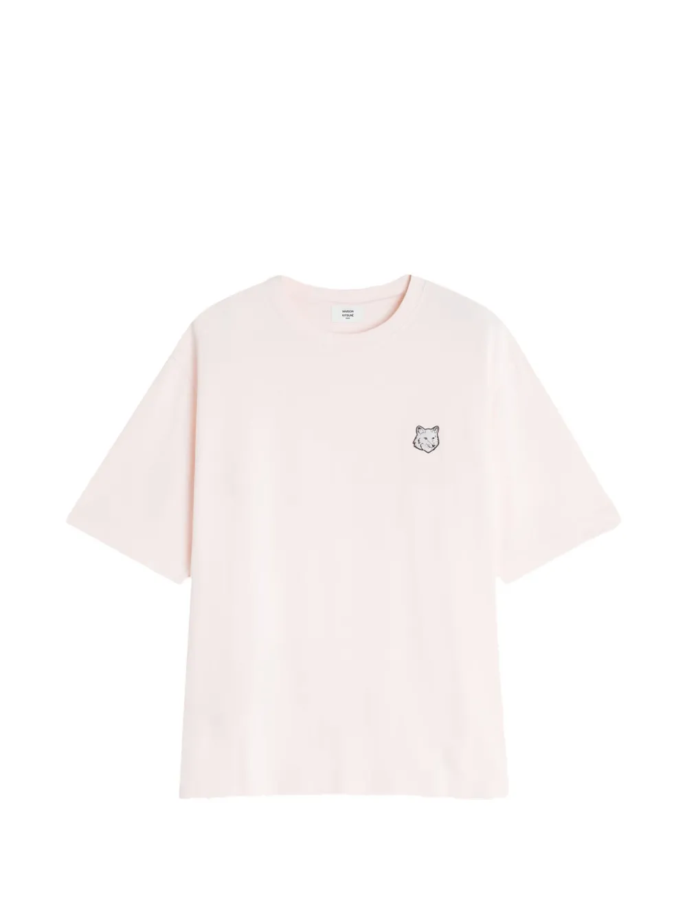 Футболка с круглым вырезом и изображением головы лисы Maison Kitsune, розовый
Футболка с круглым вырезом и изображением головы лисы Maison Kitsune, розовый