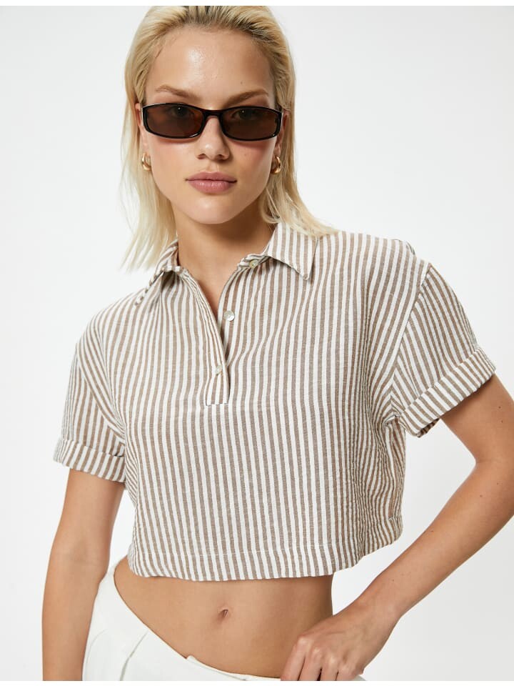 Футболка KOTON, цвет ekru gestreift 
Футболка KOTON, цвет ekru gestreift