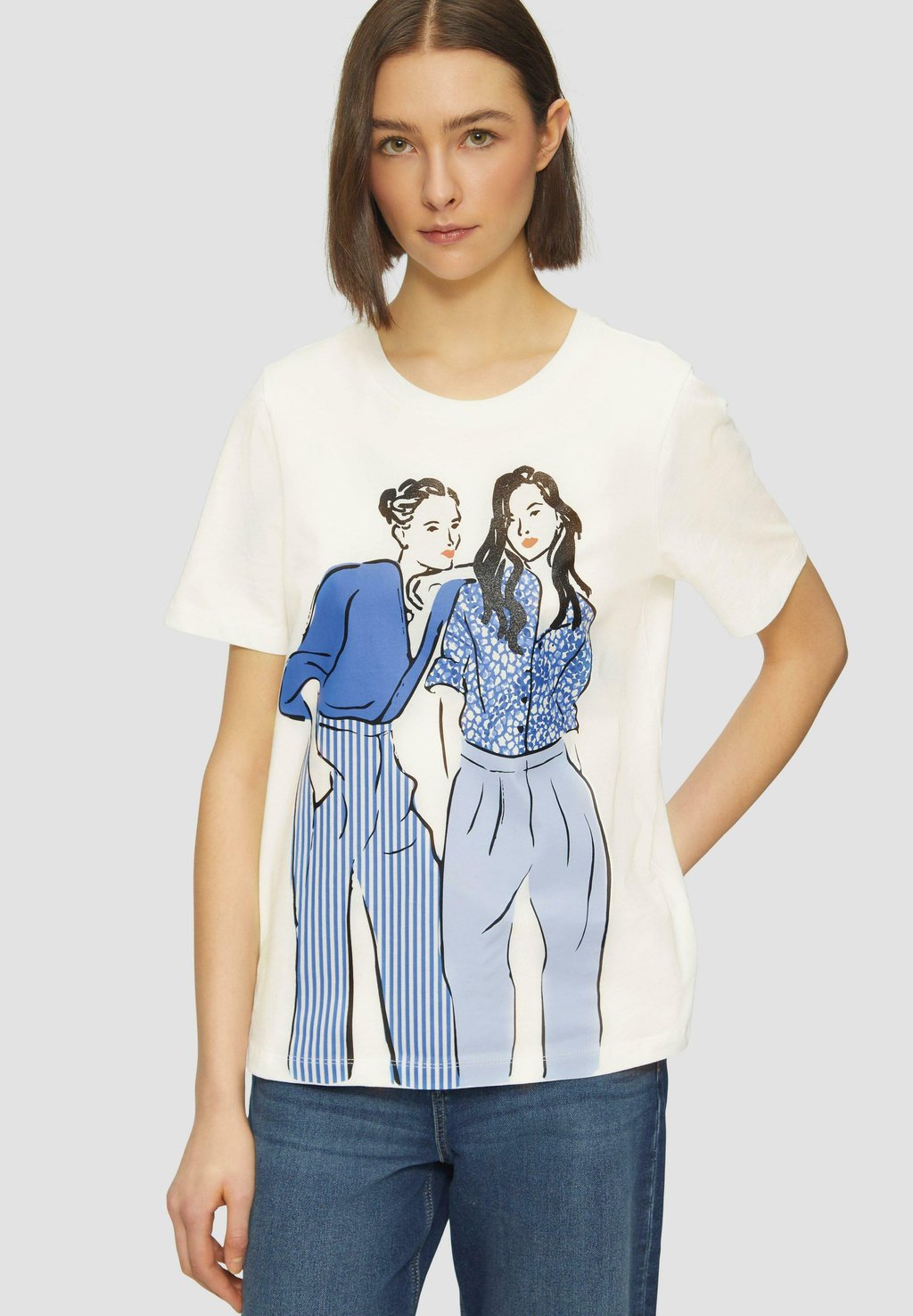 Футболка с принтом MIT FRONT s.Oliver, кремовый
Футболка с принтом MIT FRONT s.Oliver, кремовый